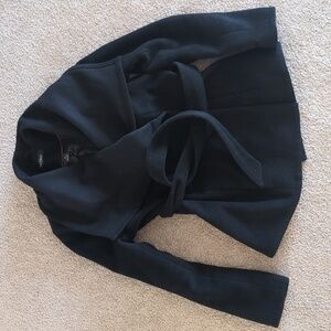 White House Black Market wrap coat size S